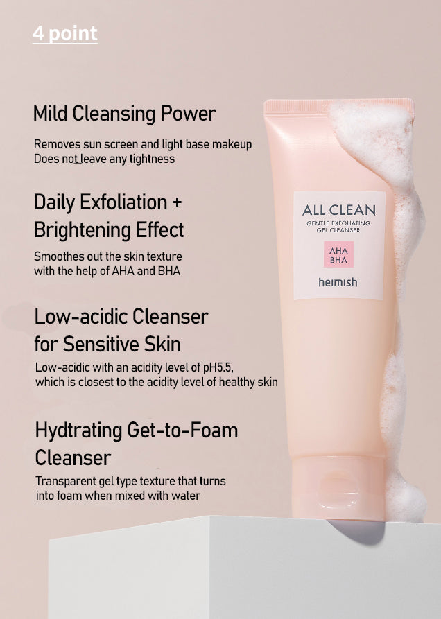 All Clean Gentle Exfoliating Gel Cleanser