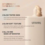 Artless Glow Tinted Sunscreen Shine Beige SPF50+ PA+++