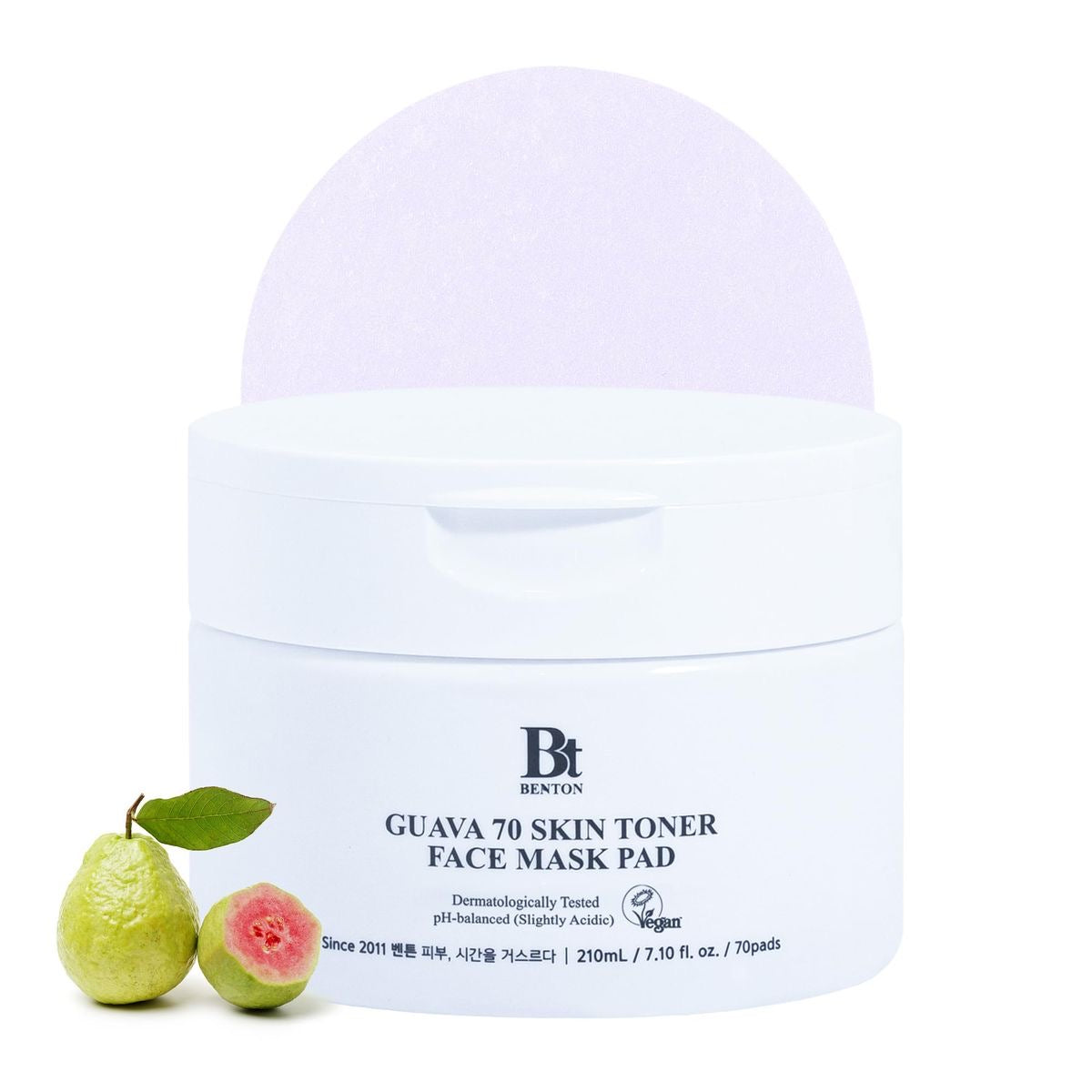 Guava 70 Skin Toner Face Mask Pad 210ml (70pads)