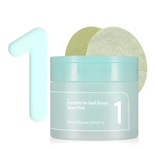 No.1 Centella Re-leaf Green Toner Pad 190ml (70pads)