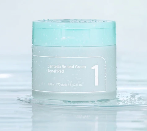 No.1 Centella Re-leaf Green Toner Pad 190ml (70pads)