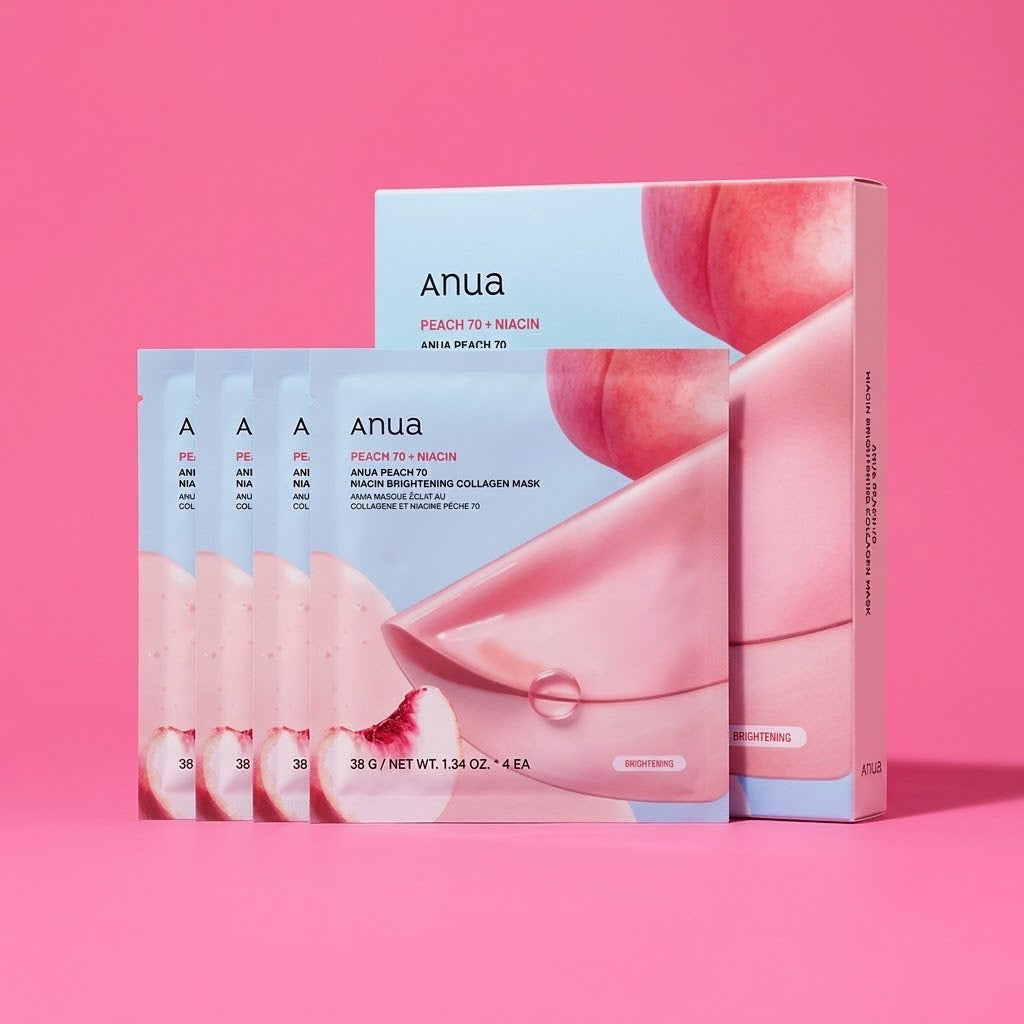 Peach 70 Niacin Brightening Collagen Mask 4ш