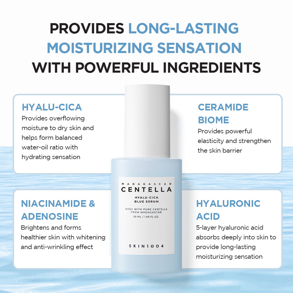 Madagascar Centella Hyalu-Cica Blue Serum