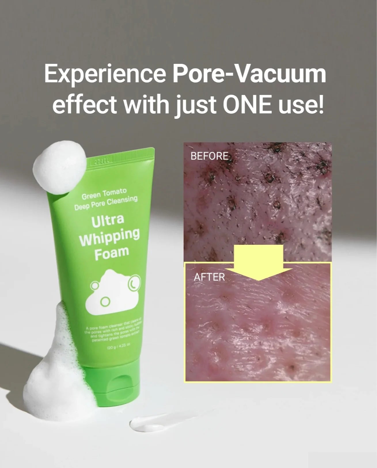 Green Tomato Deep Pore Cleansing Ultra Whipping Foam