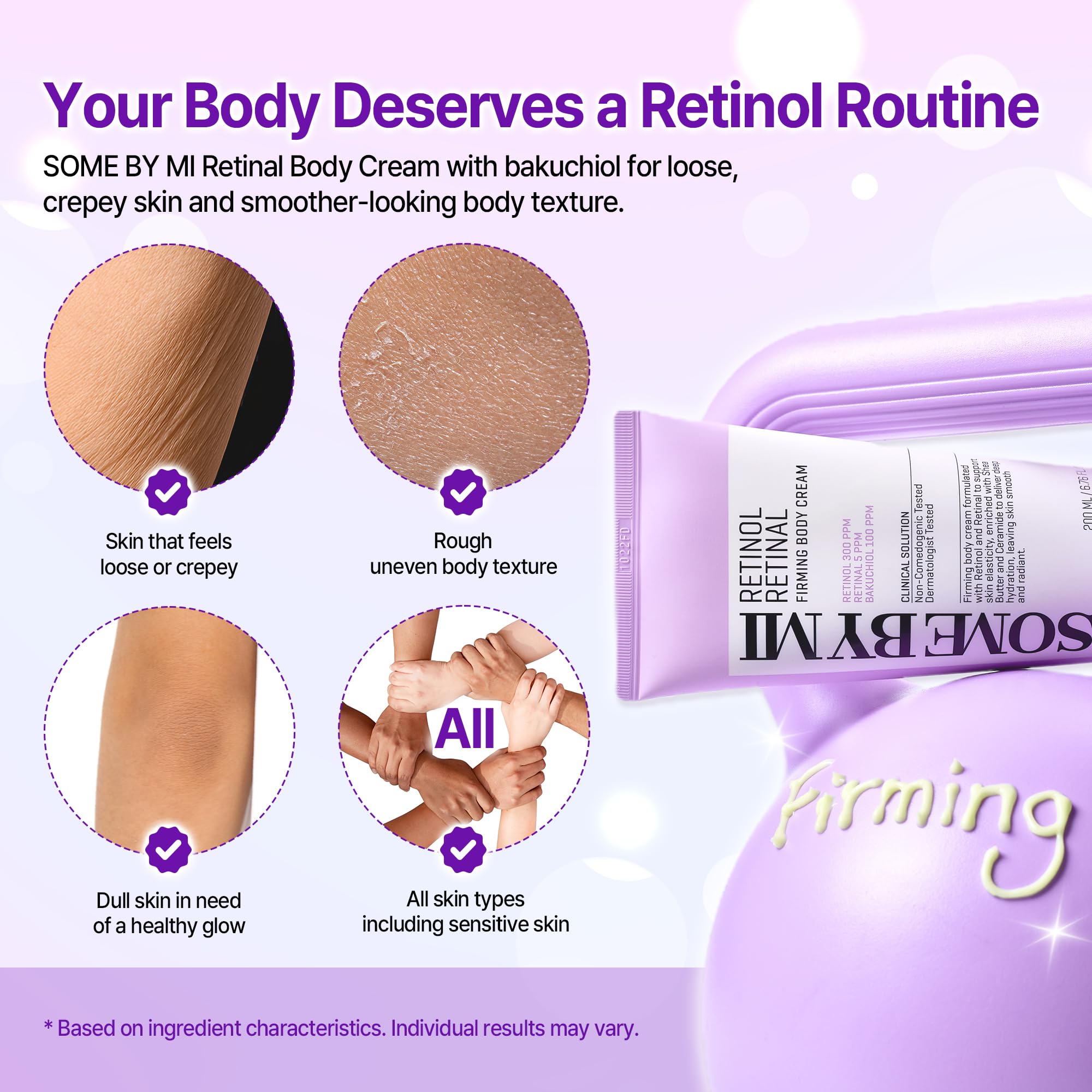 Retinol Retinal Firming Body Cream