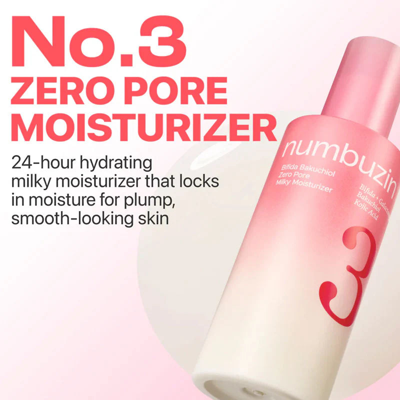 No.3 Bifida Bakuchiol Zero Pore Milky Moisturizer