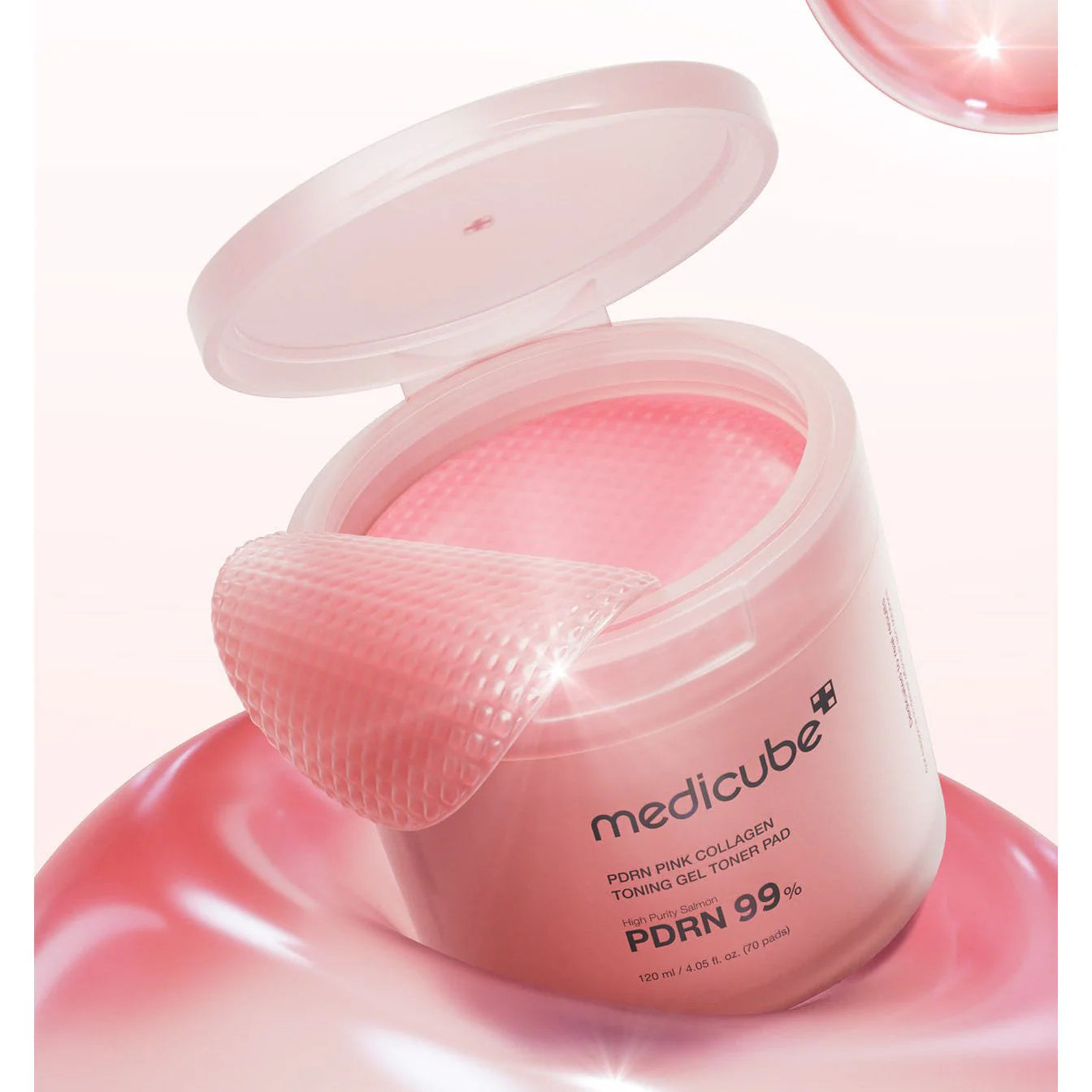 PDRN Pink Collagen Toning Gel Toner Pad 70ea