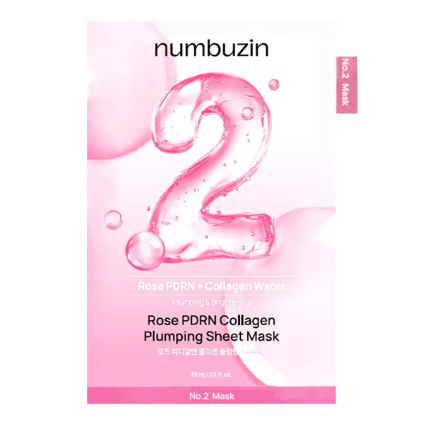 No.2 Rose PDRN Collagen Plumping Sheet Mask