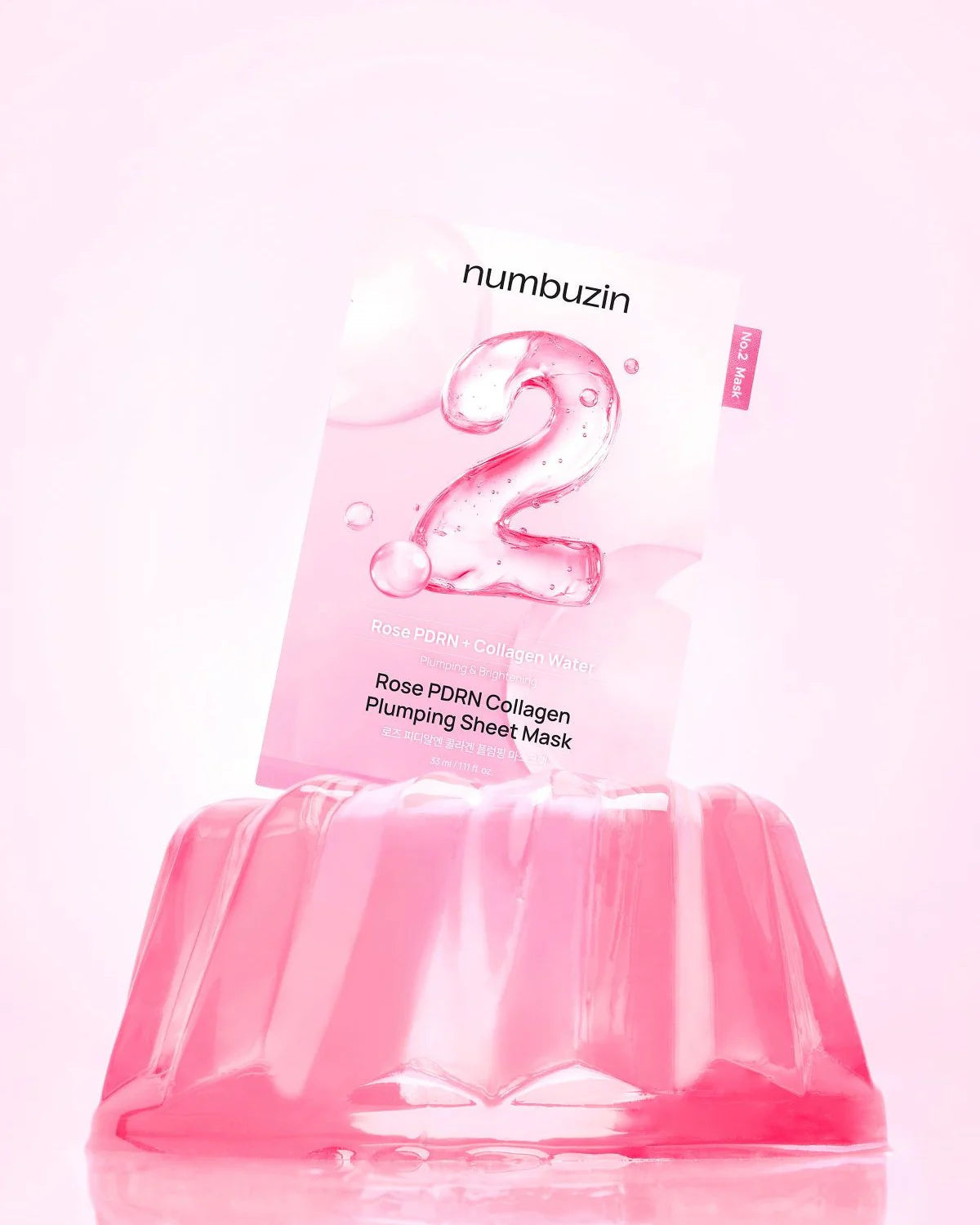No.2 Rose PDRN Collagen Plumping Sheet Mask