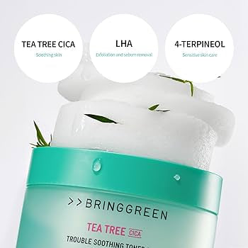 Tea Tree Cica Trouble Soothing Toner Pad