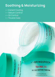 Tea Tree Cica Trouble Soothing Toner Pad