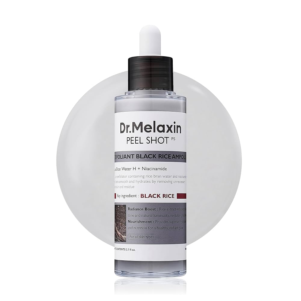 Peel Shot Glow Black Rice Peeling Ampoule