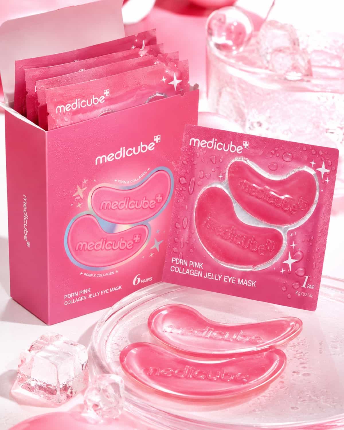 Pdrn Pink Collagen Jelly Eye Mask 6 Pouch