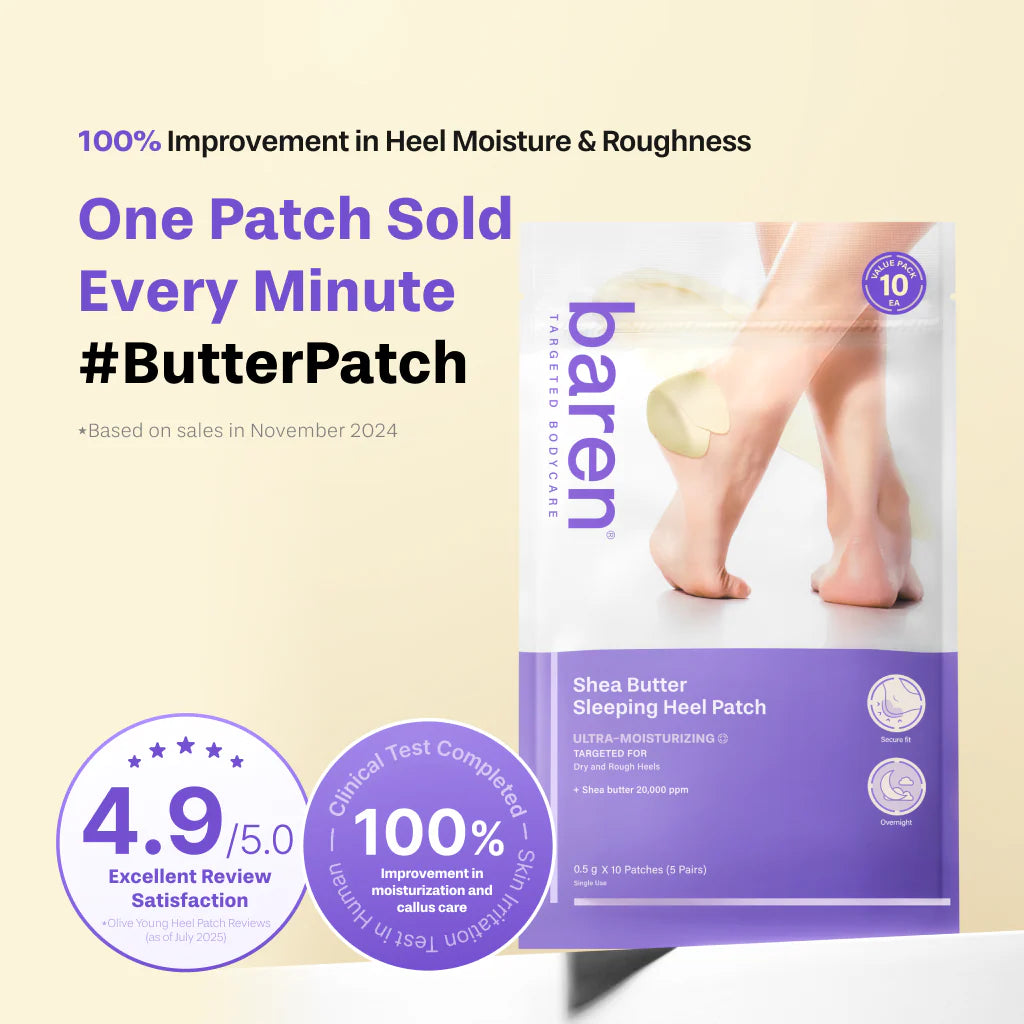 Shea Butter Sleeping Heel Patch