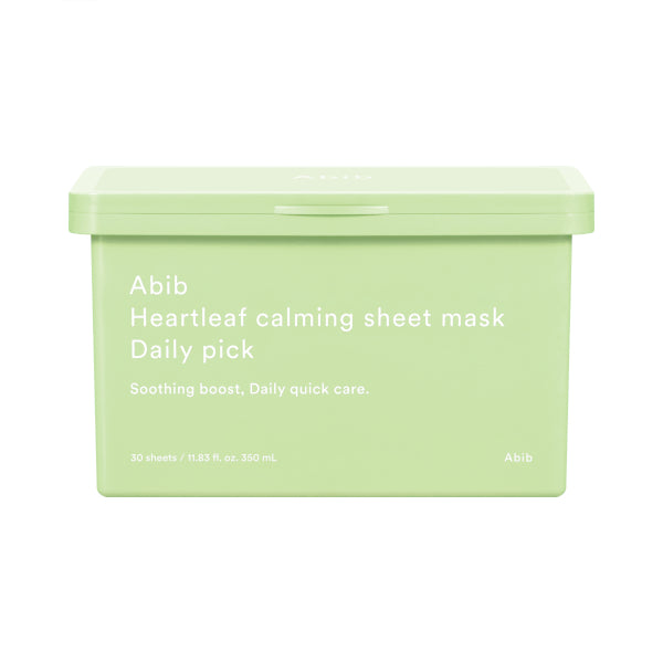 Heartleaf Calming Sheet Mask Daily Pick (30sheets)