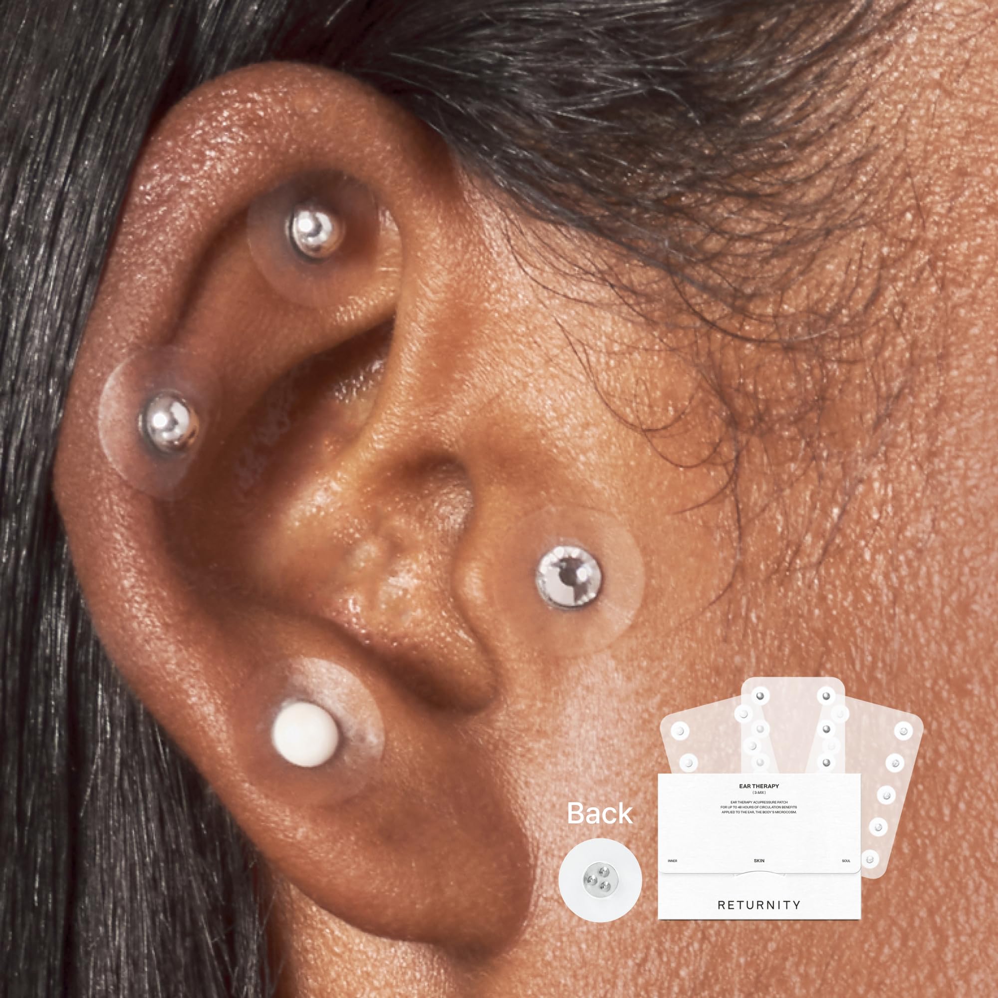 Ear Therapy Acupressure Patch 3-mix
