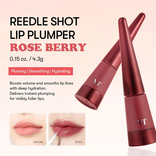 Reedle Shot Lip Plumper Roseberry