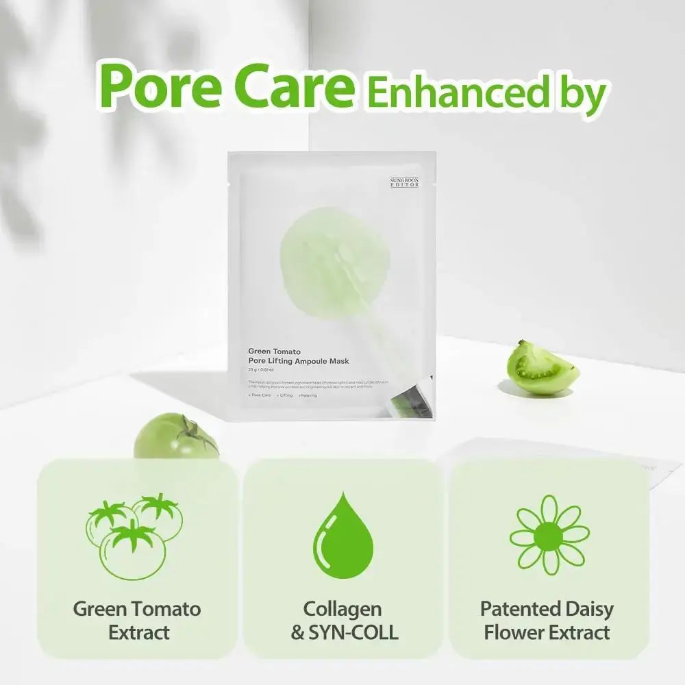 Green Tomato NMN Pore Lifting Ampoule Mask