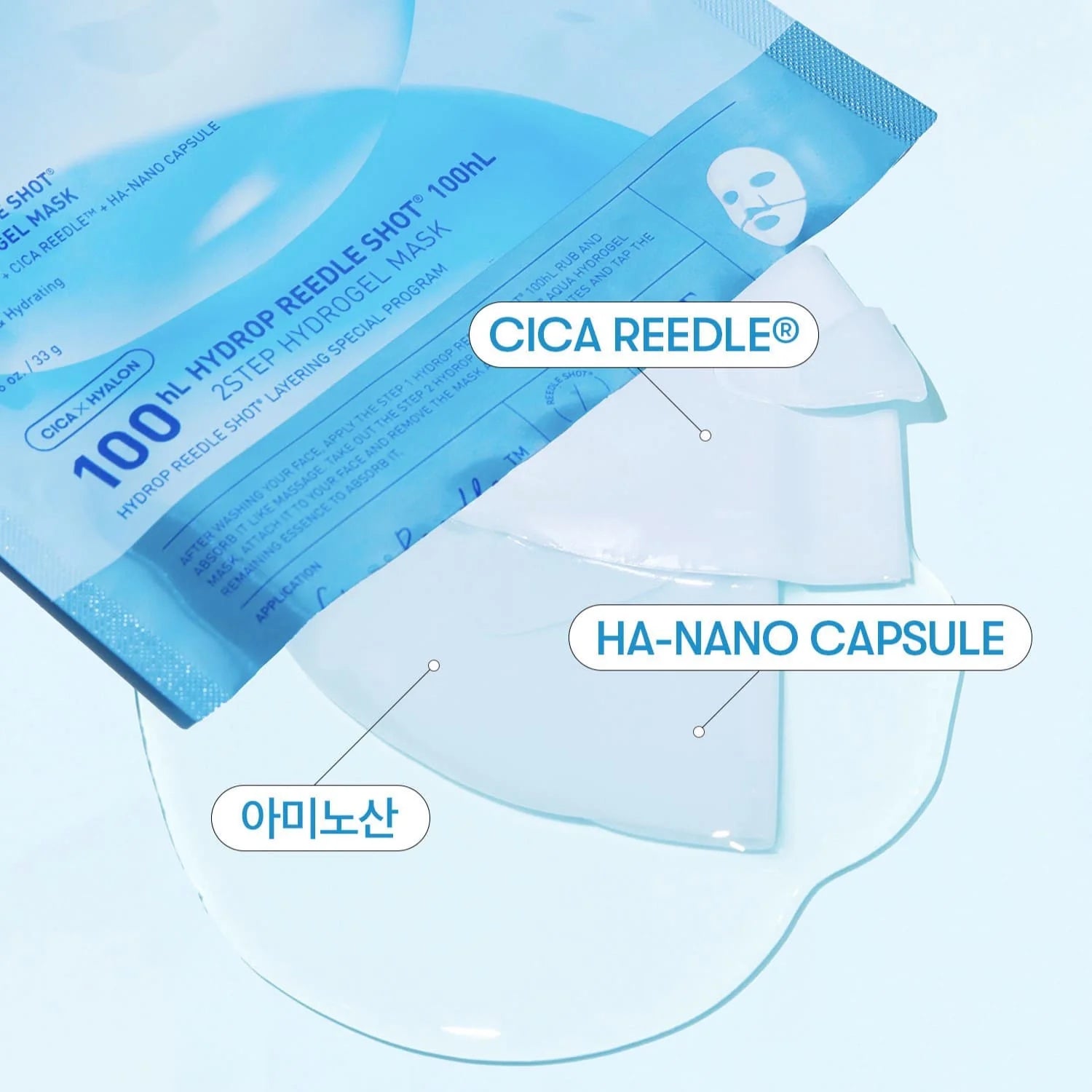 Hydrop Reedle Shot 100hL 2-Step Mask