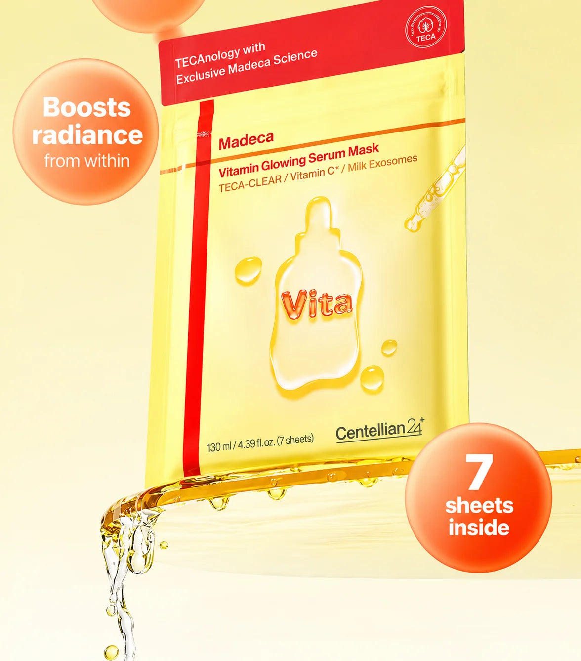 Madeca Vitamin Glowing Serum Mask 7ш