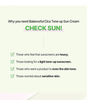 BALANCEFUL Cica Tone-Up Sun Cream