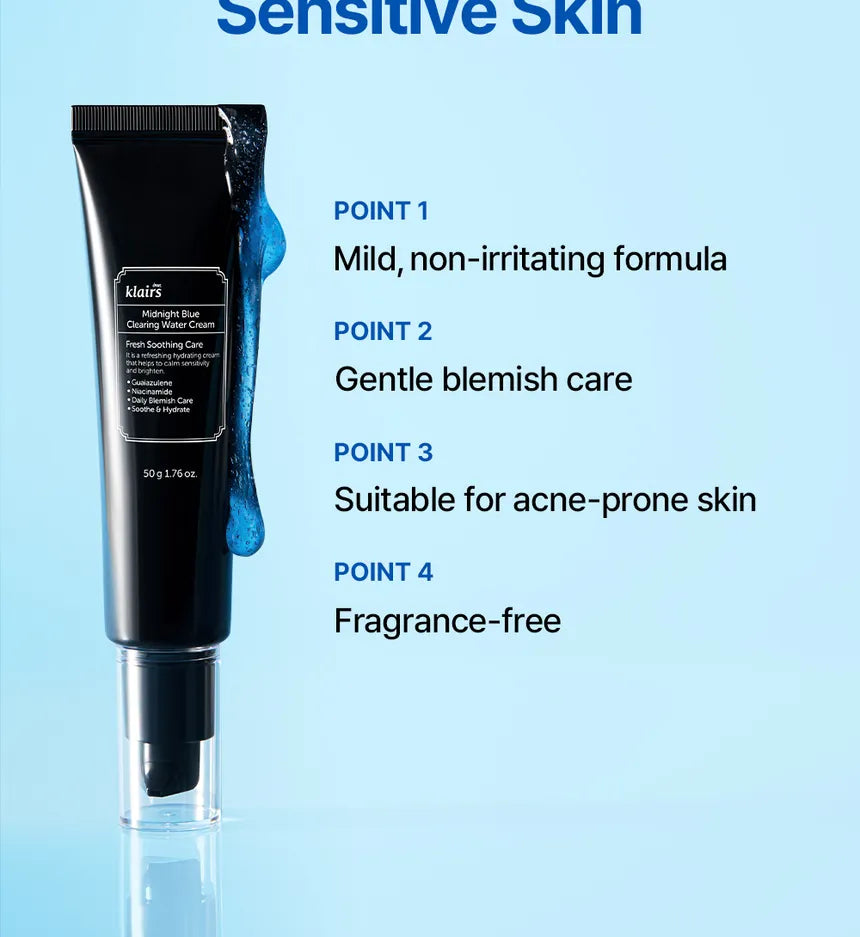 Midnight Blue Clearing Water Cream