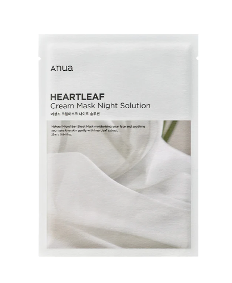 Heartleaf Cream Sheet Mask Night Solution 25ml