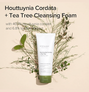 Houttuynia Cordata + Tea Tree Cleansing Foam
