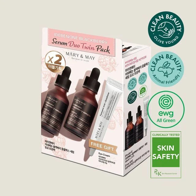 Idebeone+Blackberry Serum Duo twin Pack