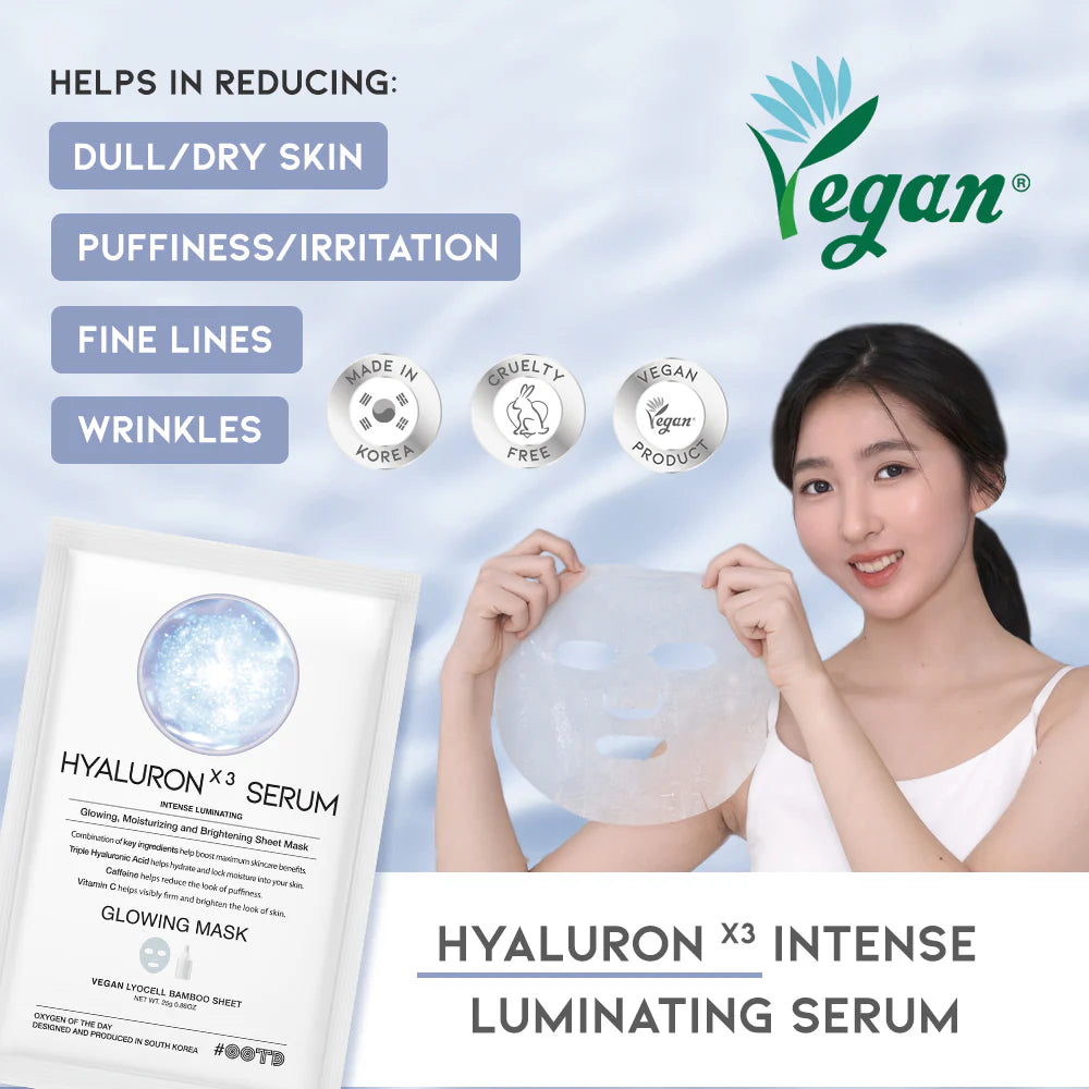 TRIPLE HYALURON SERUM GLOWING MASK