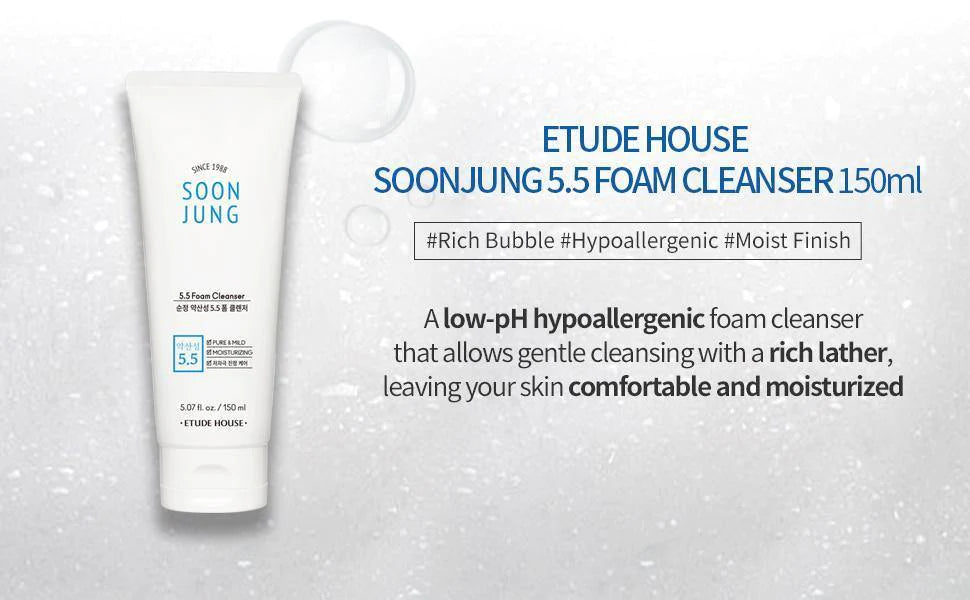 SOON JUNG ph5.5 Foam Cleanser