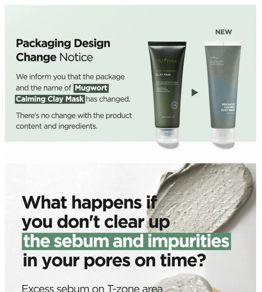 Mugwort Calming Clay Mask